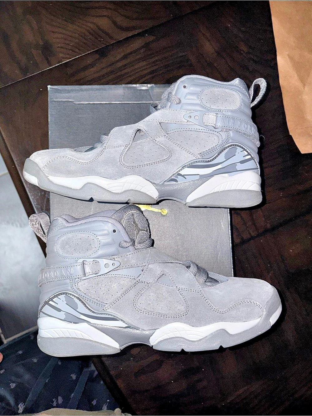 Air Jordan 8 Retro Cool Grey 2017 Men’s Size 7 / Women’s 8.5
